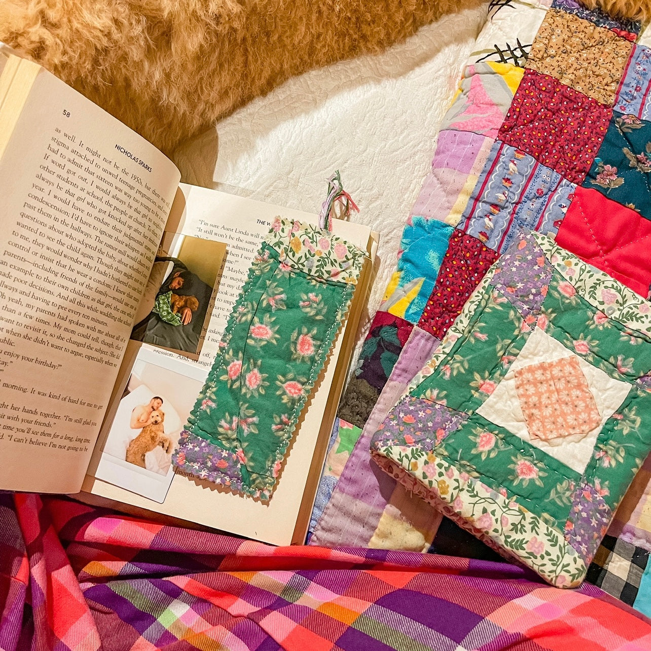 vintage quilt journal - notebook ✨