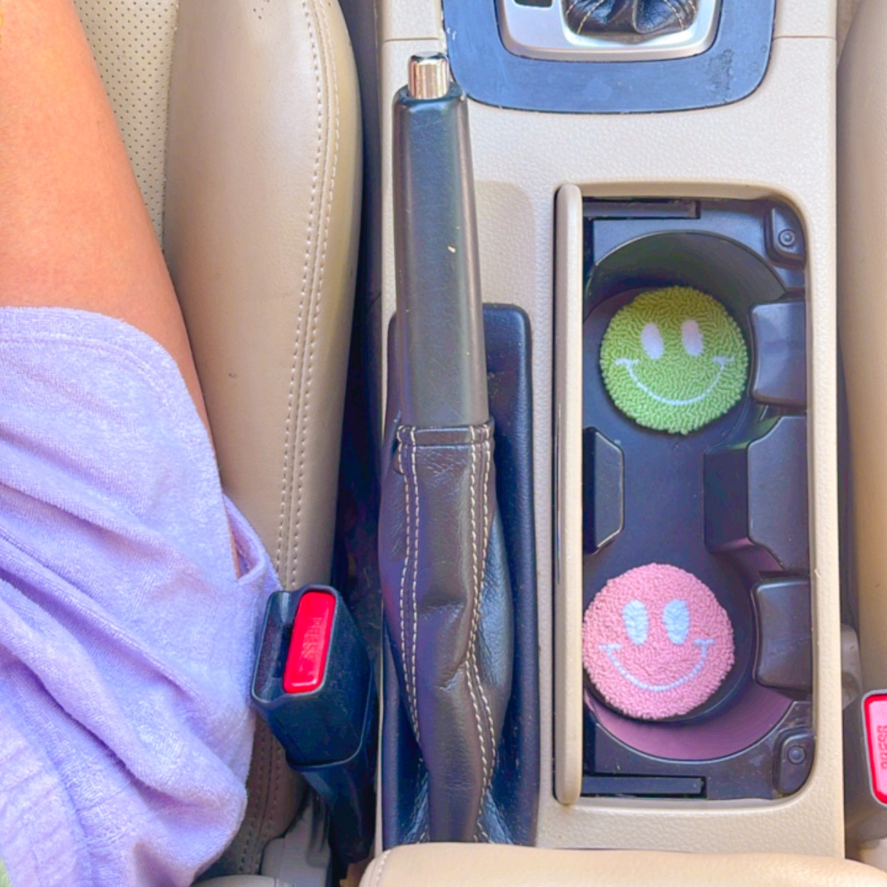 Punch Needle Car Coasters 🌈