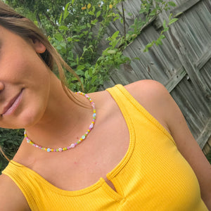 summertime smiley - necklace ✨